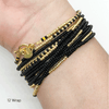 Hartleybee Vegas black and gold wrap