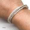Hartleybee London pearl light gold wrap