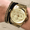 Hartleybee Vegas black and gold wrap