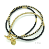 Hartleybee Vegas black and gold wrap